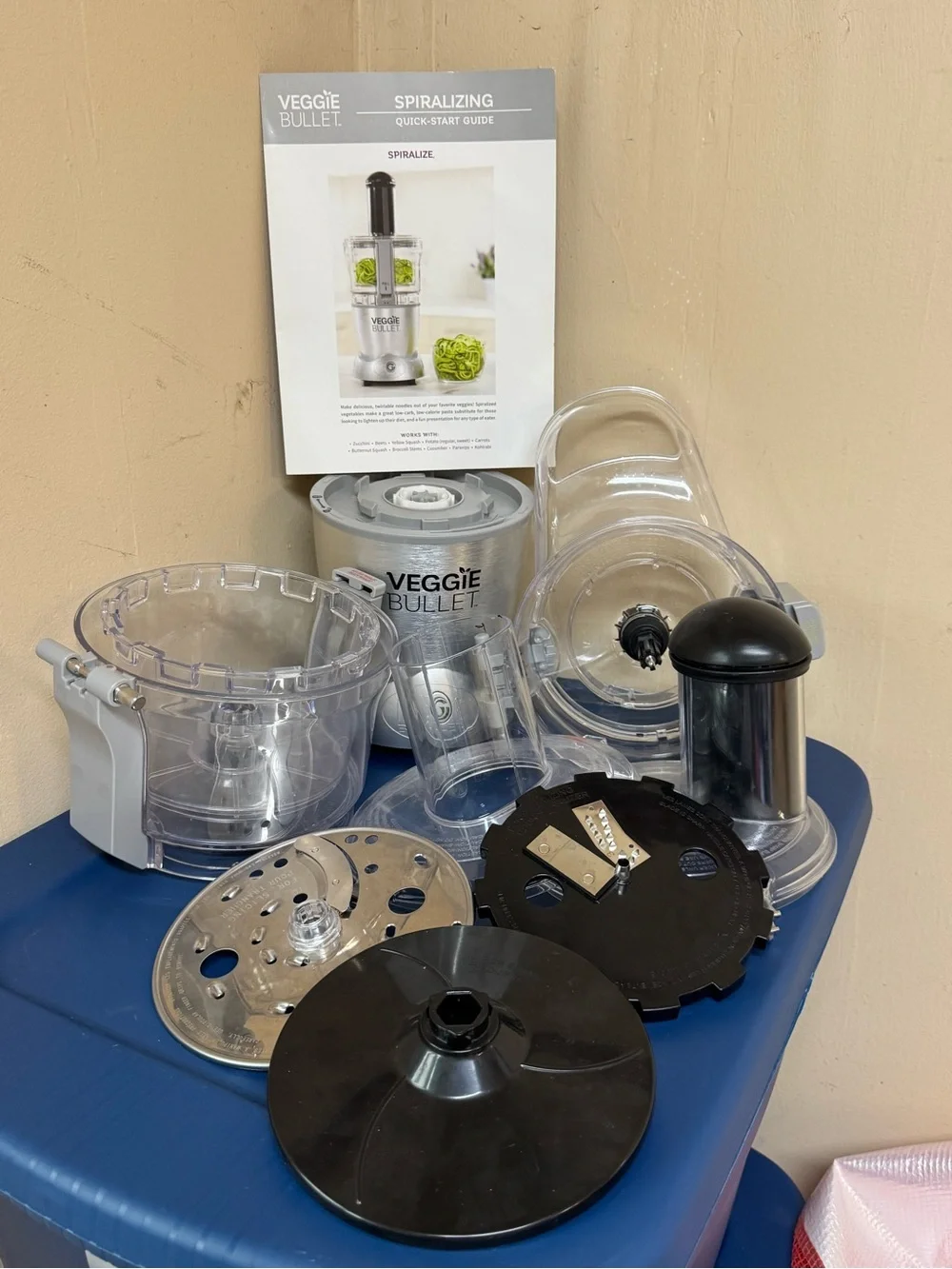 NutriBullet Veggie Bullet Food Processor - Silver